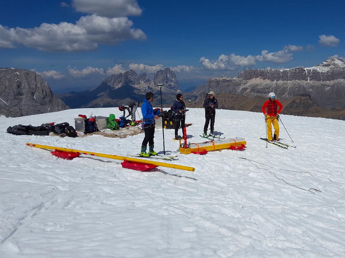 Rilievi geosifici sulla Marmolada