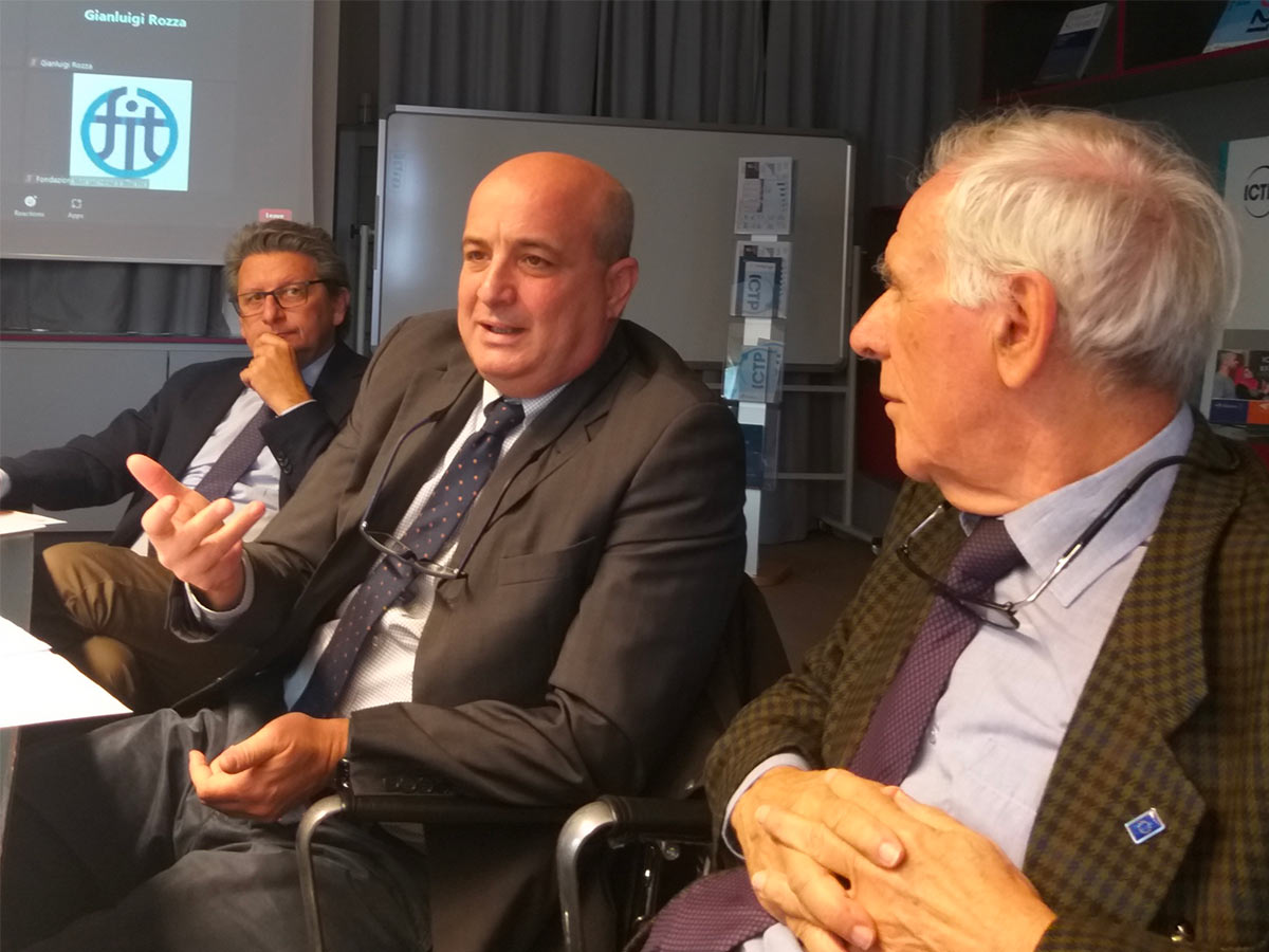 Nicola Casagli, Zeno D'Agostino e Stefano Fantoni alla Prima Assemblea Generale del Laboratorio Triestino sulla Sostenibilità Quantitativa 