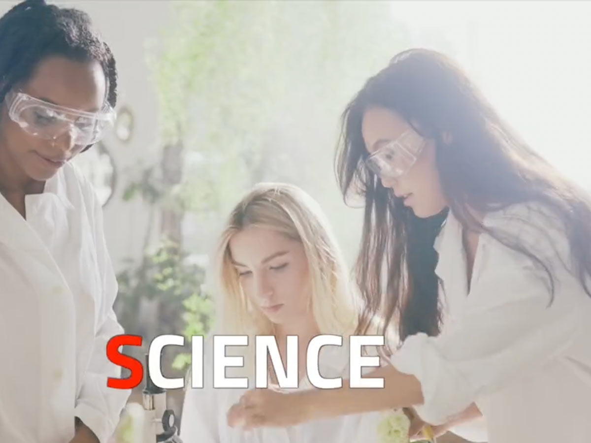 Screenshot del video per la Giornata internazionale delle donne e delle ragazze nella scienza