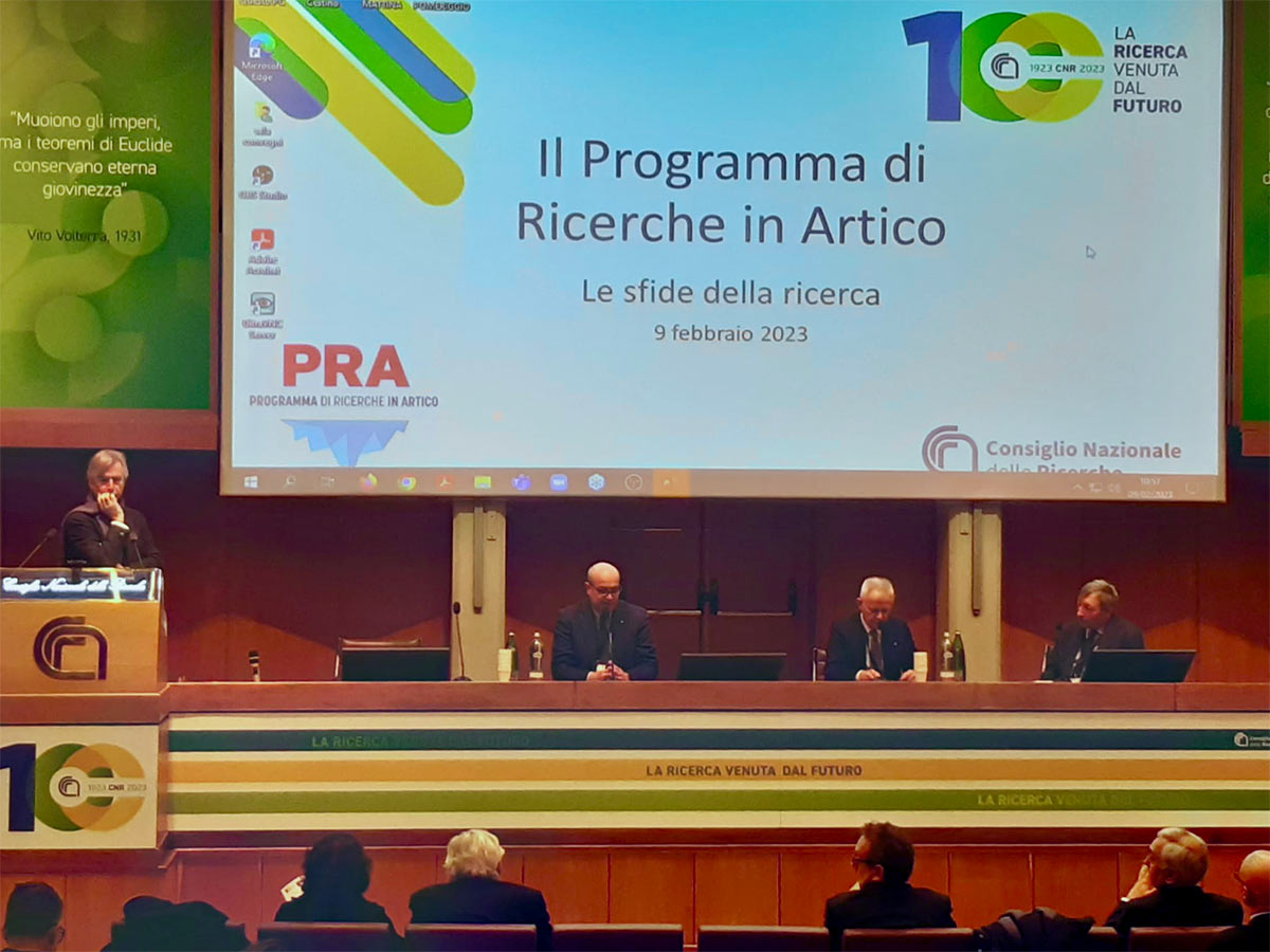 Nicola Casagli al Convegno Programma di Ricerche in Artico Le sfide della ricerca