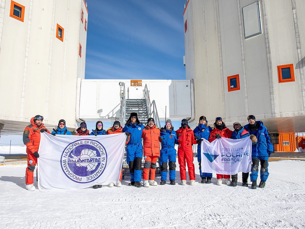 Il personale della 20 a campagna invernale PNRA a Concordia