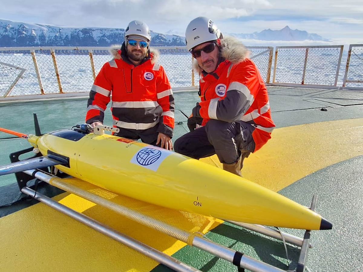 Il glider dell'OGS in Antartide