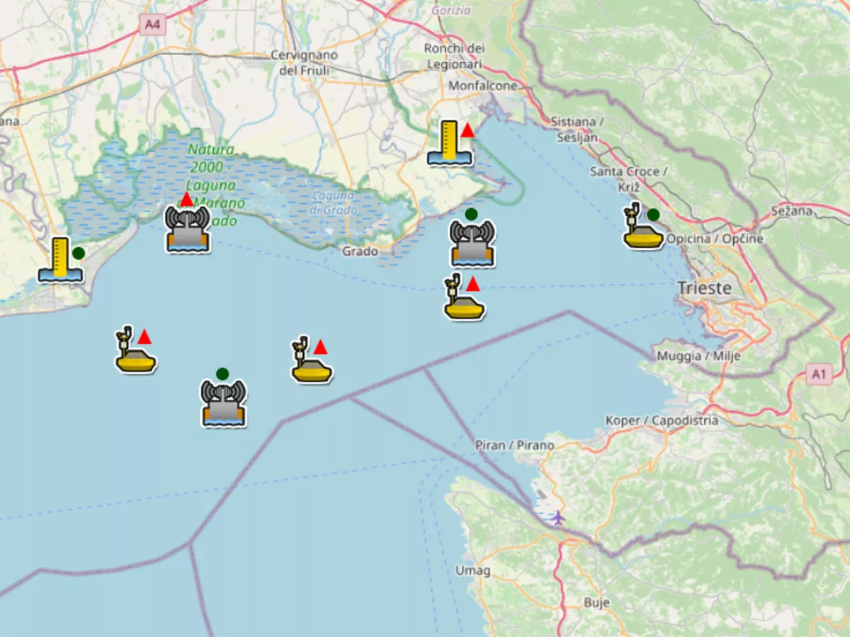 Screenshot Geoportale NODC