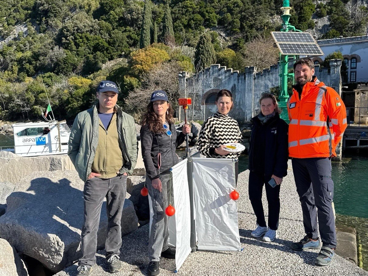 Rilascio drifter OGS/ARPA FVG