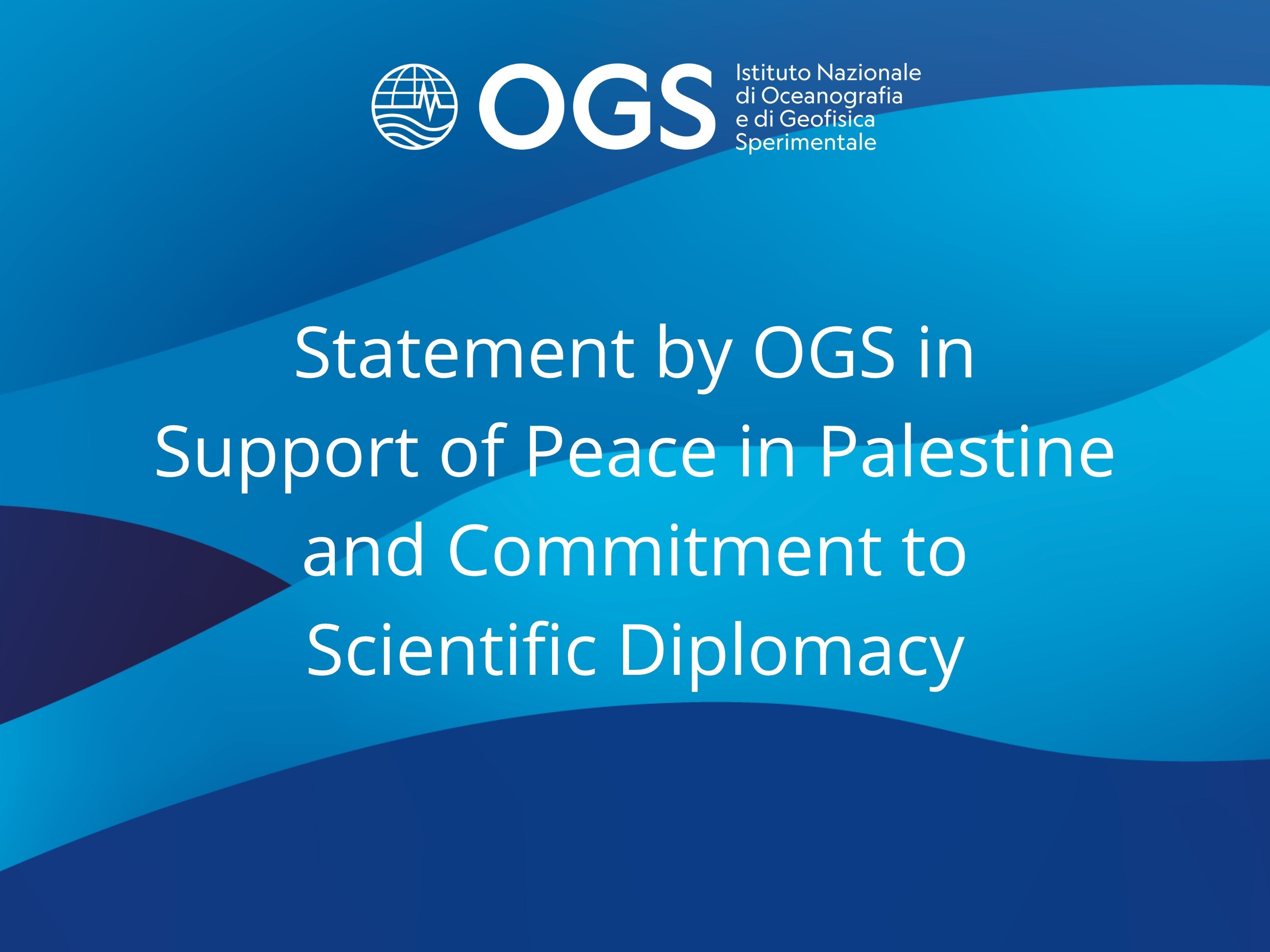 Statement by OGS in Support of Peace in Palestine and Commitment to Scientific Diplomacy