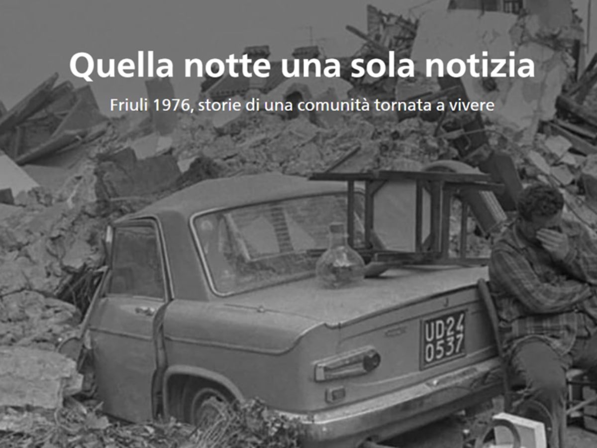 Story maps Quella notte una sola notizia