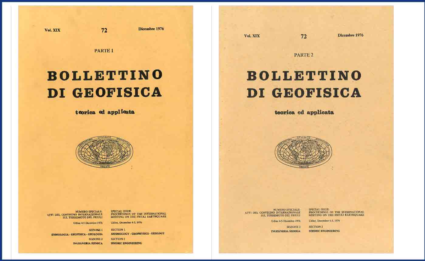 volumi BGO 1976
