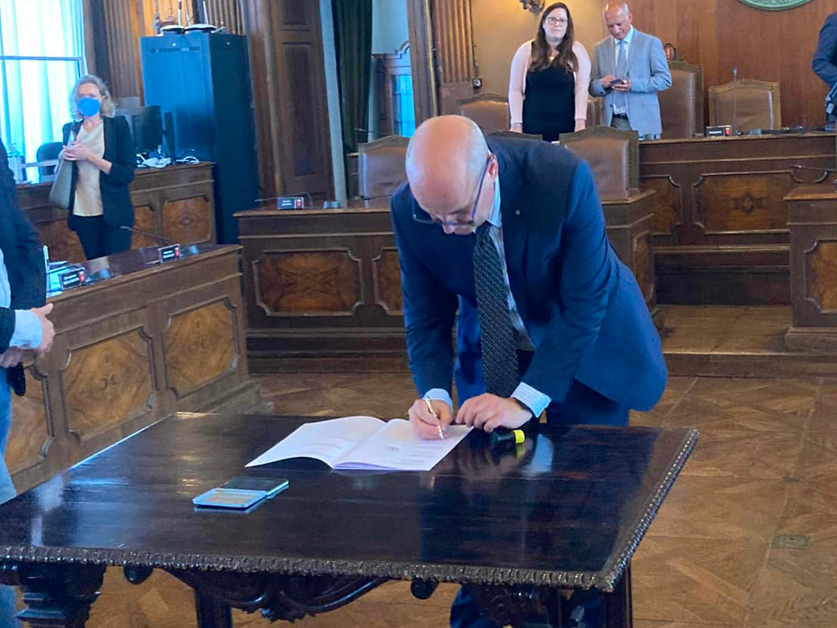 Il presidente Casagli firma il Protocollo d’intesa “Trieste Città della Conoscenza”